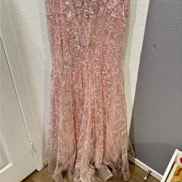 Sherri Hill Pink Sequin Prom Dress! For Sale - Picture 10 of 13